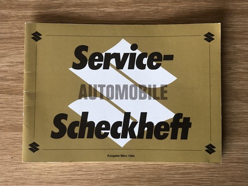 Suzuki service scheckheft - suzuki,