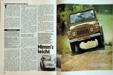 Sport Auto 07/1979 Suzuki LJ